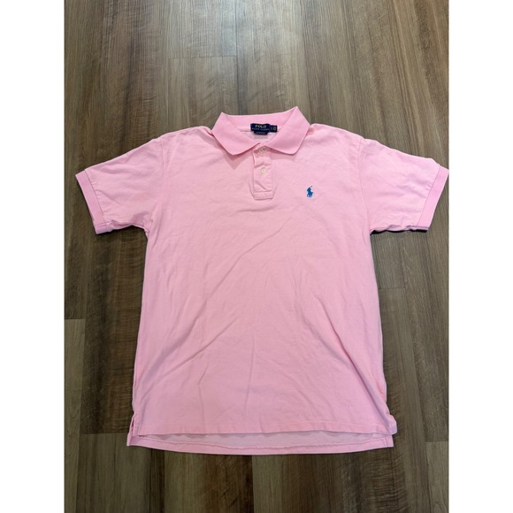 Polo Ralph Lauren Other - Polo Ralph Lauren Polo Shirt Mens XL Pink Custom Slim Fit Short Sleeve Cotton